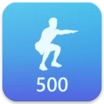 500 squats: home workout android application logo